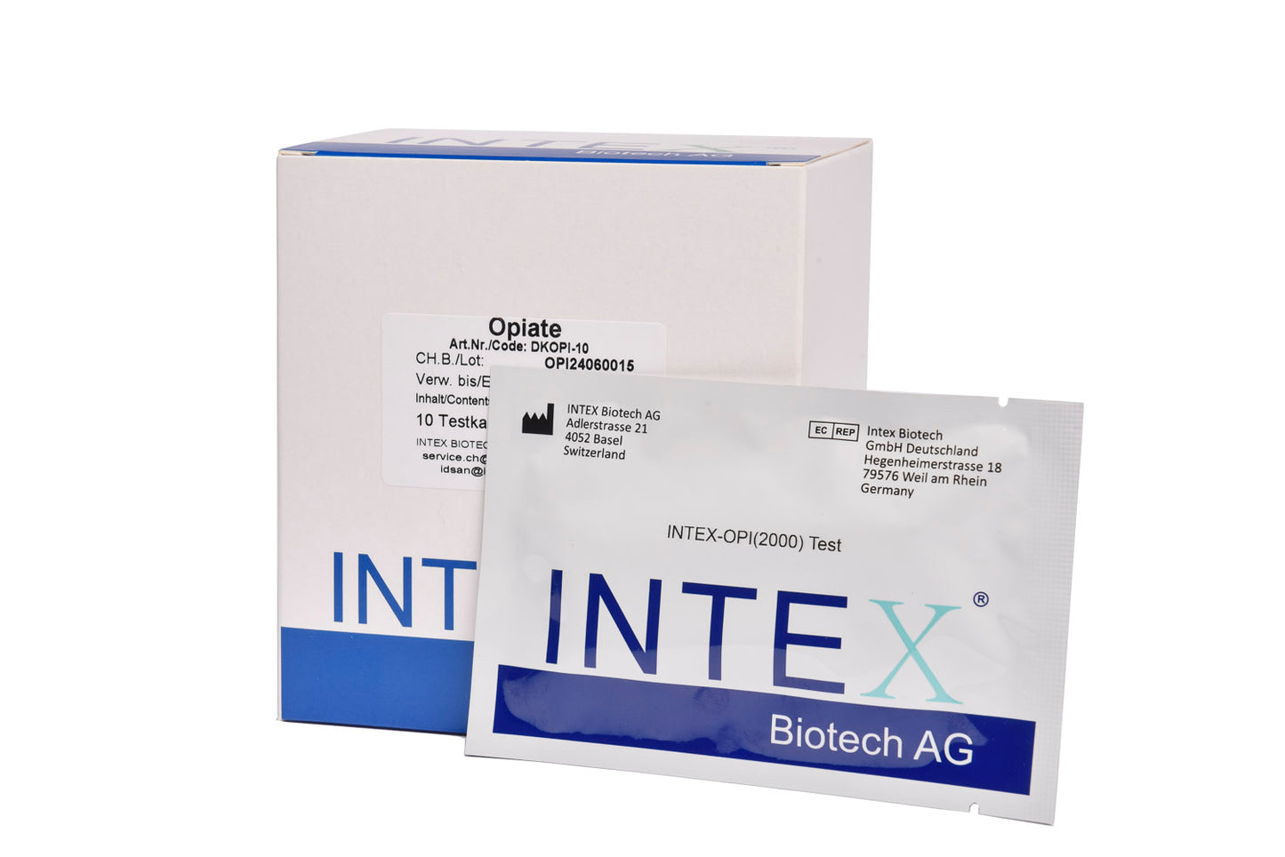 INTEX Opiate (Codein, Heroin, Morphin) Drogentest
